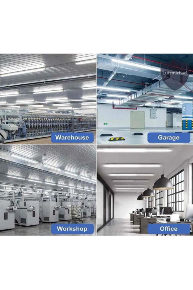 60 Watt 6500 Kelvin 120 Cm Beyaz Işık Ledli Kristal Bant Armatür Tavan Armatürü 2' li Paket