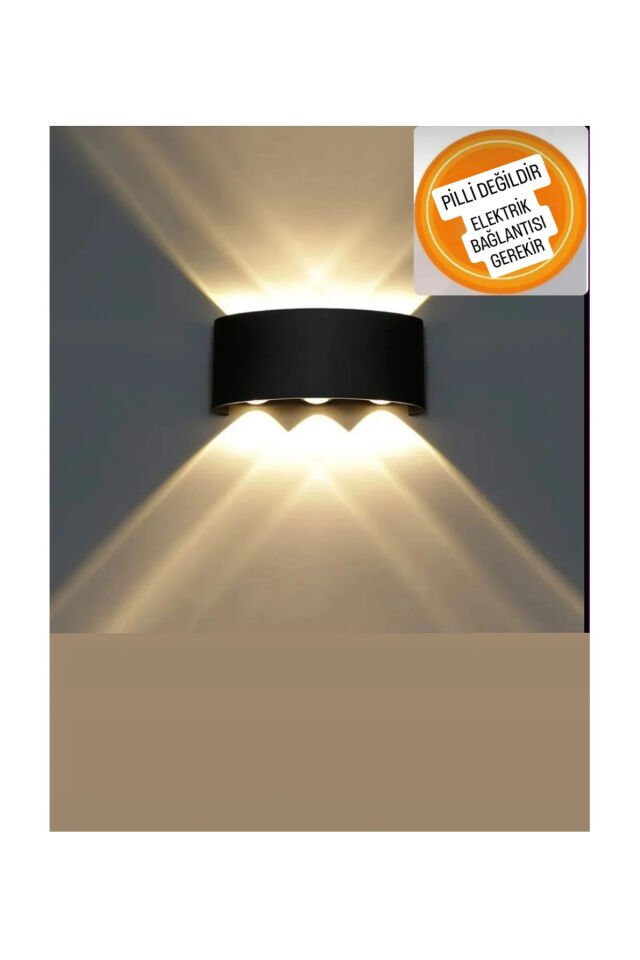 10w Led Aplik Aydınlatma Çift Taraflı Led Dekoratif Duvar Aplik Suya Ve Toza Karşı Dayanıklı