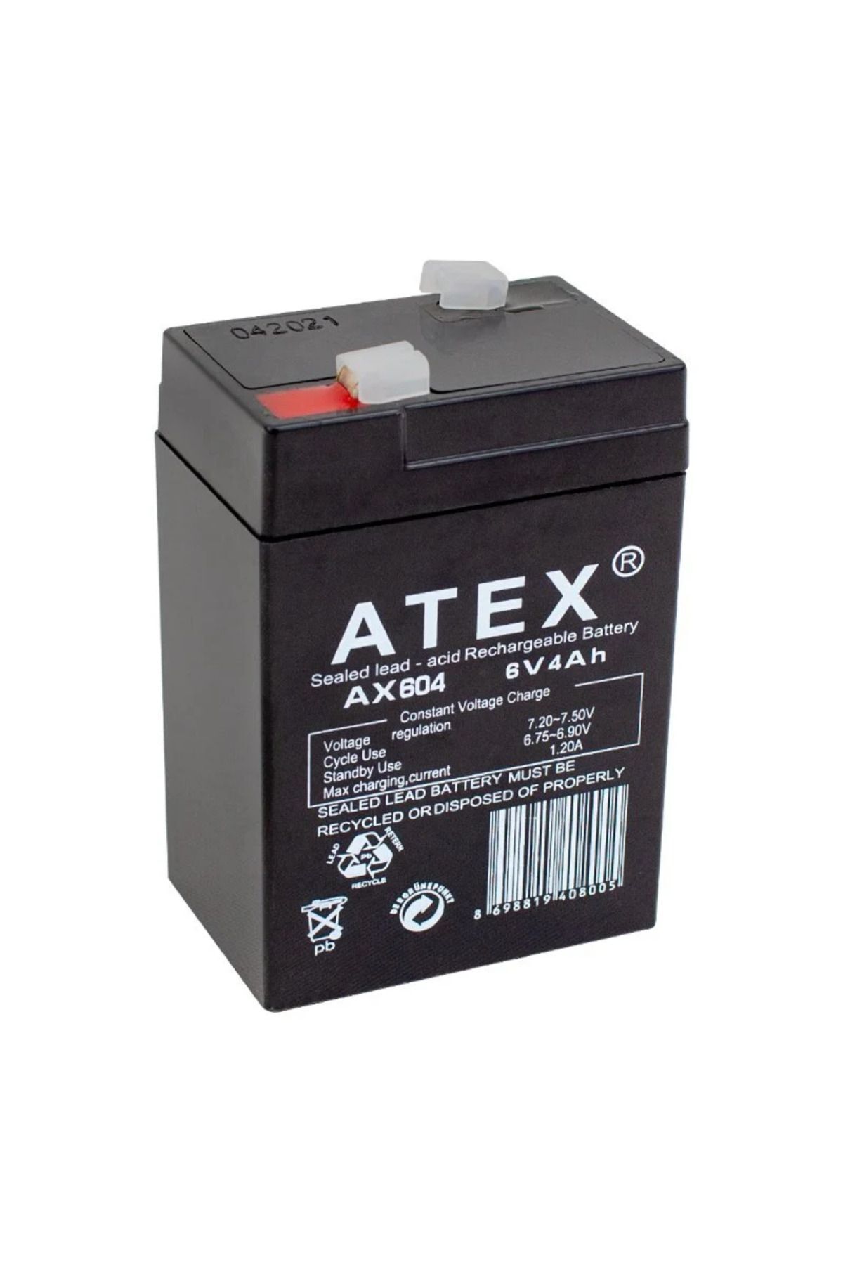 6 Volt 4 Amper Akü ( 6 V 4 Ah ) Kuru Akü Oyuncak Araba- Işıldak