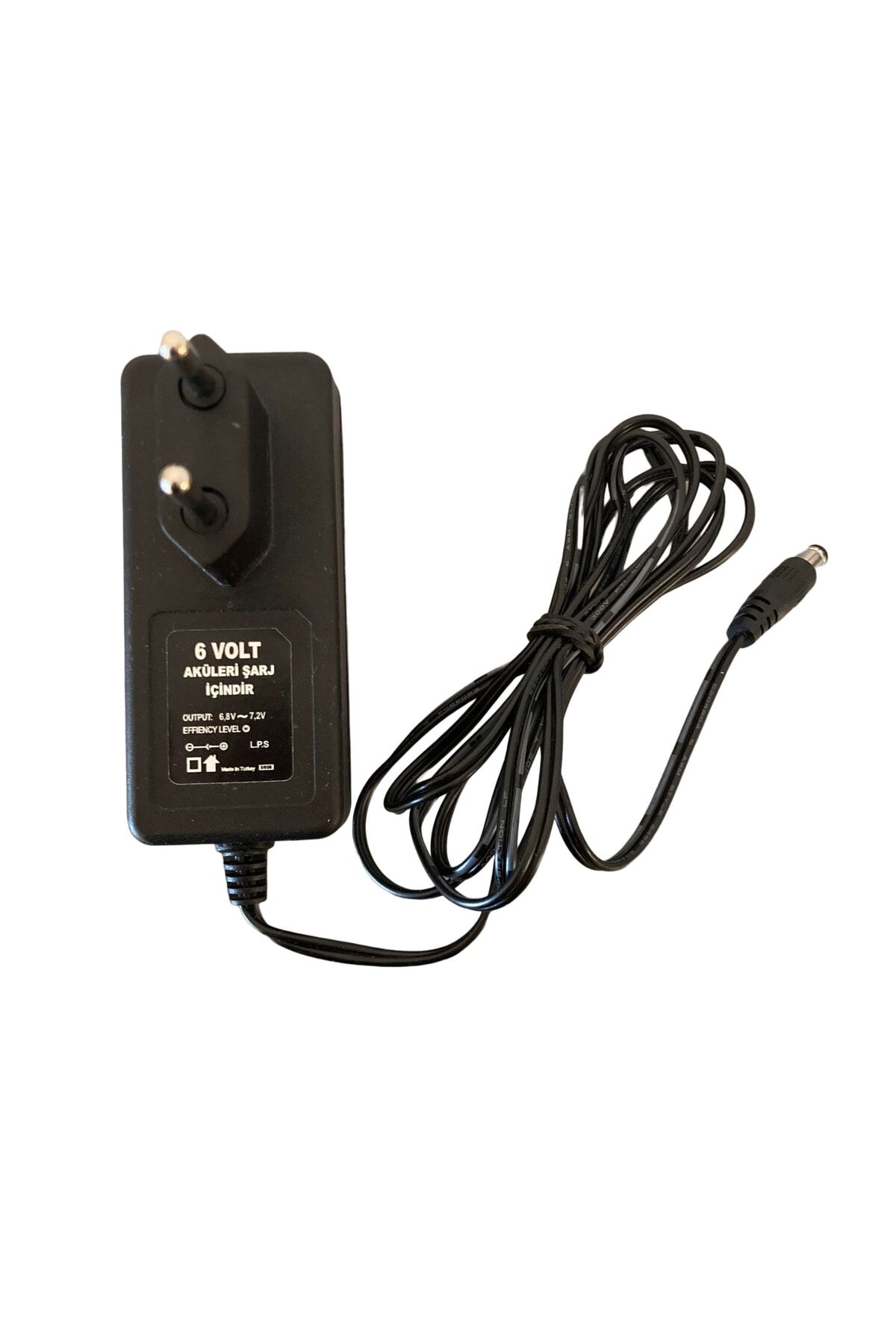 6 Volt Çocuk Akülü Araba Akü Şarj Cihazı Adaptörü Otomatik Kesicili 6 V Şarz 1 Amper