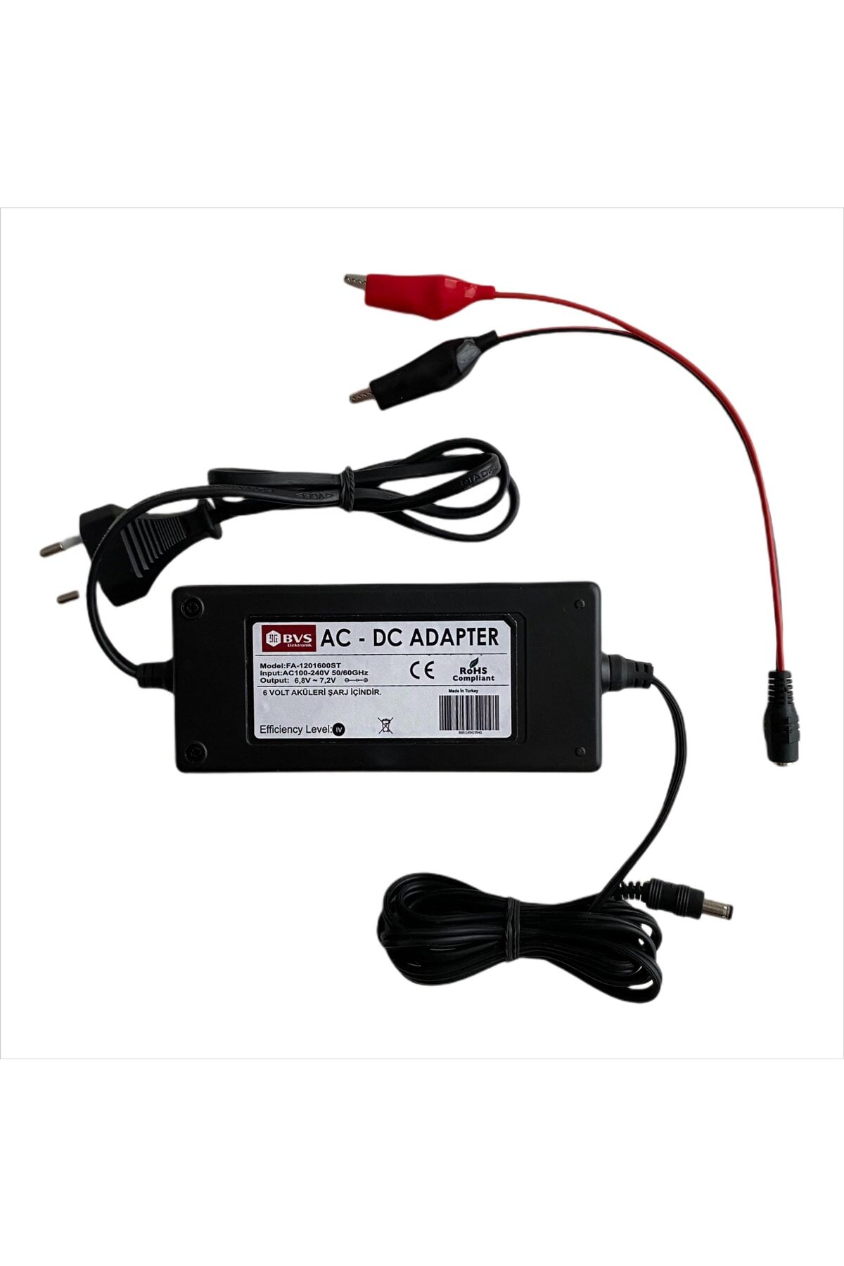6 Volt 3.5 Amper Çocuk Araba Oyuncak Akü Şarj Cihazı Adaptörü Otomatik Kesicili 6v 3.5a Akü Şarz