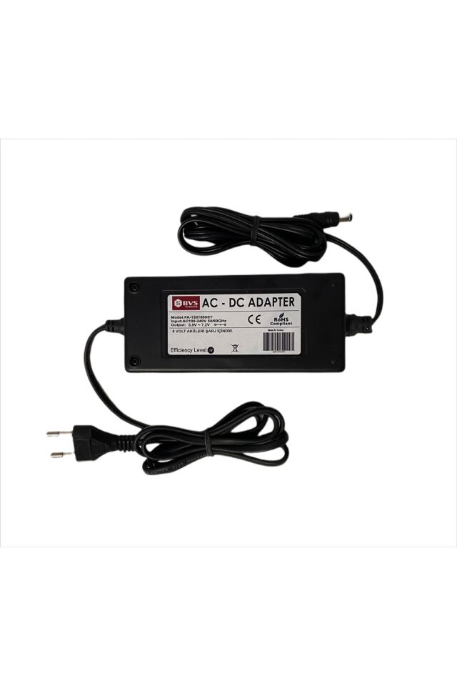6 Volt 3.5 Amper Çocuk Araba Oyuncak Akü Şarj Cihazı Adaptörü Otomatik Kesicili 6v 3.5a Akü Şarz