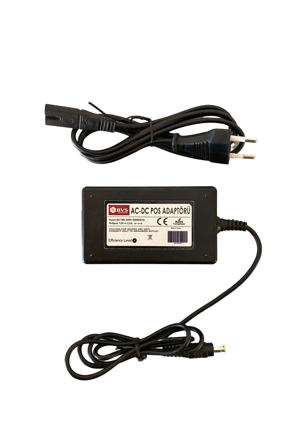 12 Volt 2,5 Amper Adaptör Ortası Iğneli Jack Adaptör 12v 2,5a - 12v 2.5a Pos Adaptörü