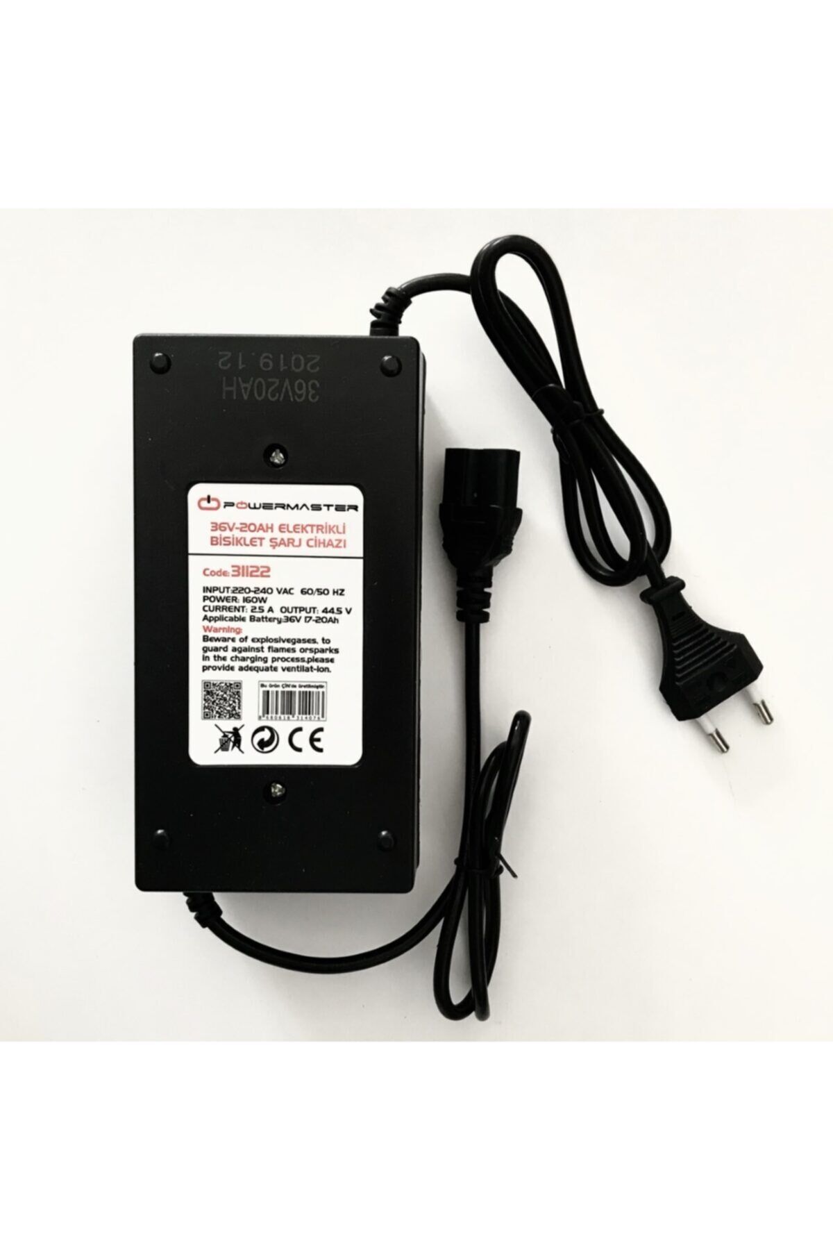 36v 20a Elektrikli Bisiklet Şarj Adaptörü Cihazı 36 Volt 20 Amper Şarj Adaptörü
