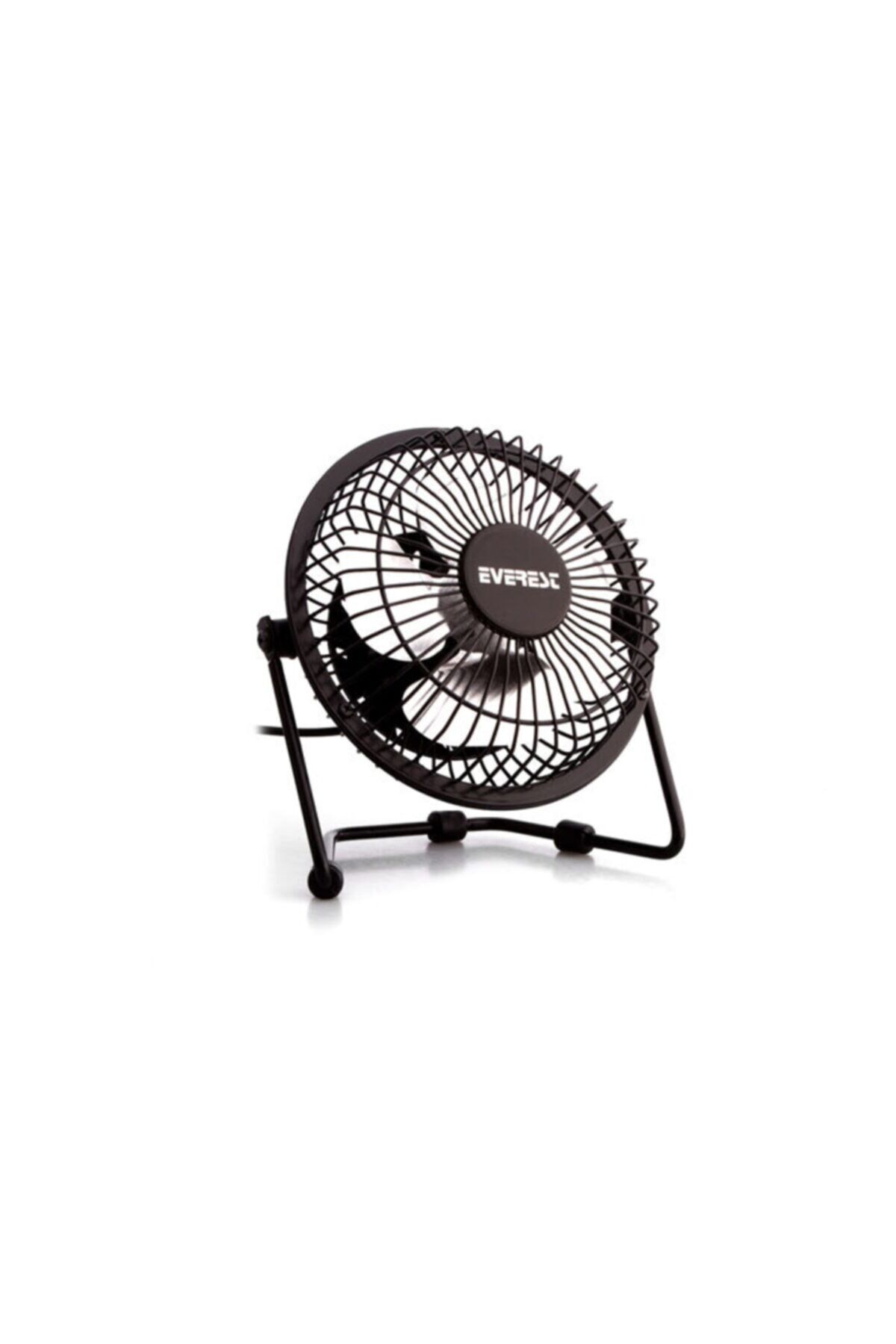Fan Usb Masaüstü Metal 360° Ayarlanabilir Ultra Sessiz Siyah Fan Efn-482