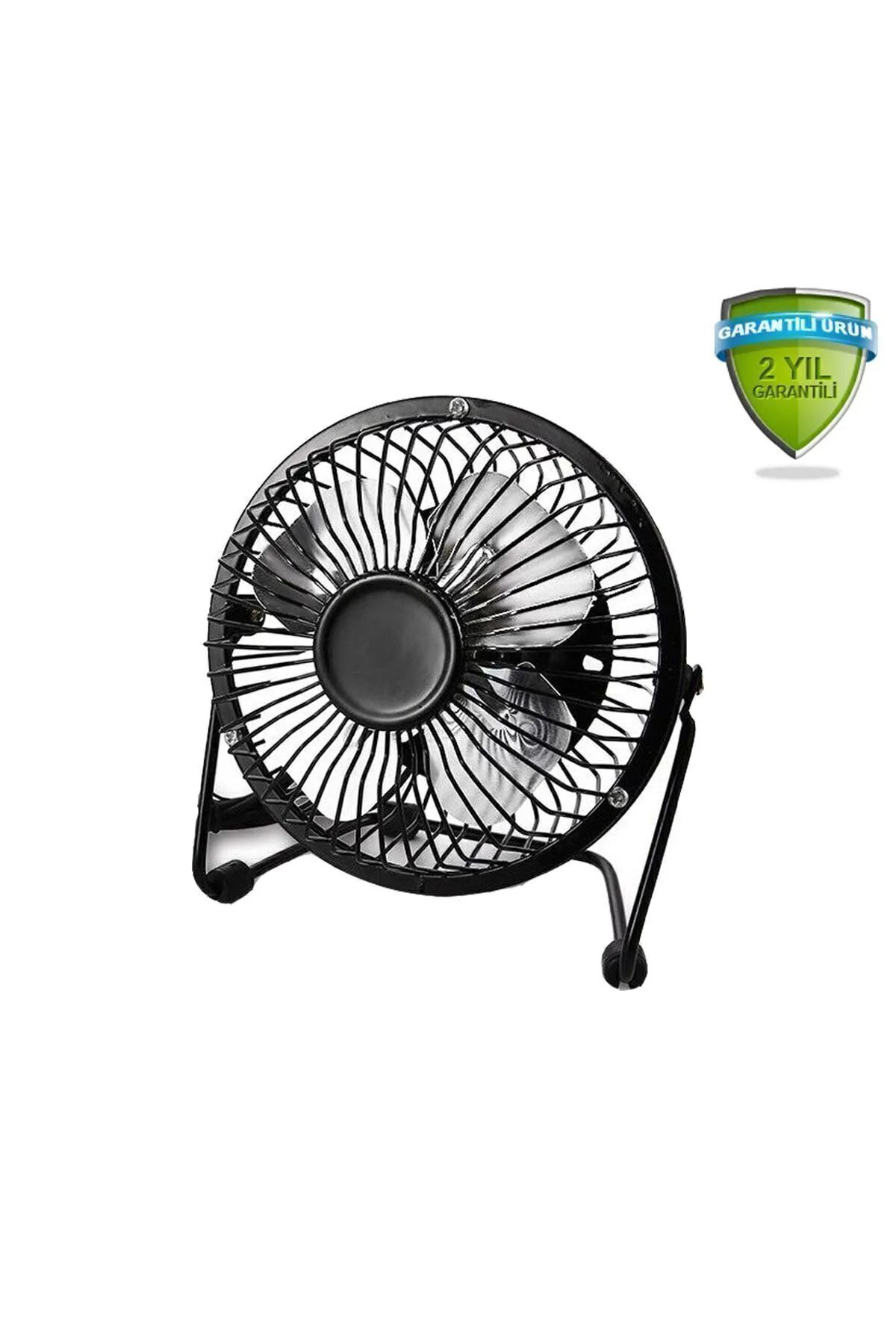 Siyah Masaüstü Metal Siyah Usb Fan Mini Vantilatör