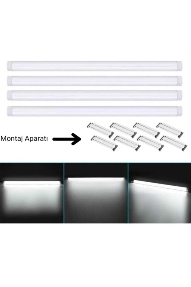 36 Watt Beyaz Işık Yatay Led Bant Armatür Tavan Aydınlatma 120 Cm Led Armatür 2 ' li Paket Bvs36BNTARM_1