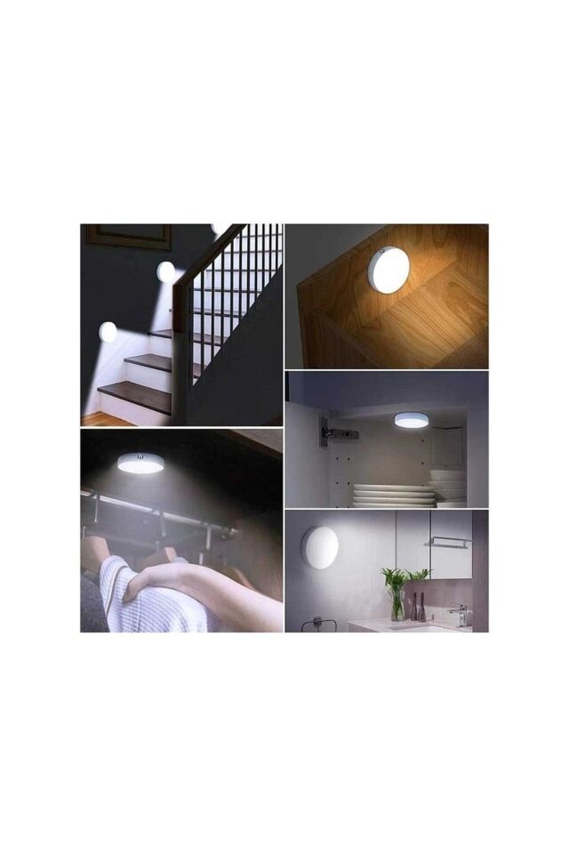 Ct-5180 Şarjlı Sensörlü Kablosuz Led Kabin Aydınlatma Mıknatıslı 4000k 2'li EV-PRL-5180_1