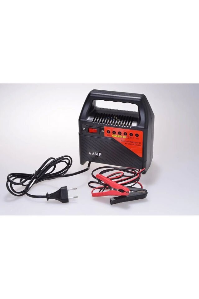 Akü Şarj Cihazı -  Araba Motosiklet Tekne Aküleri Akülü çocuk araçları için 6 Volt ve 12 Volt MLN-POGOD2100_1