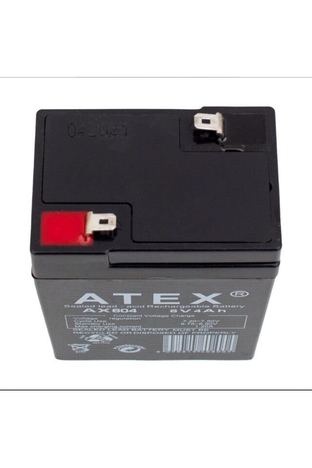 6 Volt 4 Amper Akü ( 6 V 4 Ah ) Kuru Akü Oyuncak Araba- Işıldak 6VAKU4_1