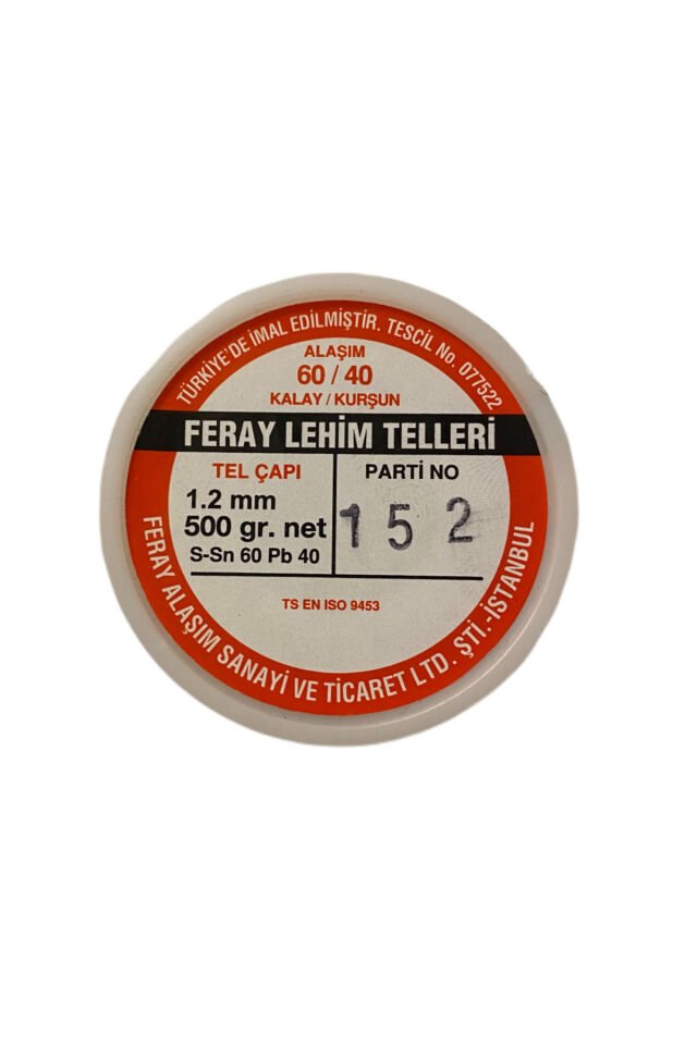 Feray Lehim Teli Feray 1.2 mm  500 Gr. 60/40 Kalay Kurşun Kaliteli TYCK5W1YEN170869298123179_2