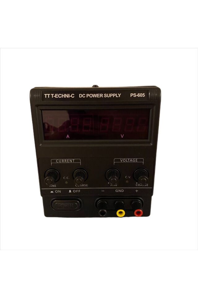 Tt Tech Ps-605d 60v 5a Ayarlanabilir Dc Güç Kaynağı siyah