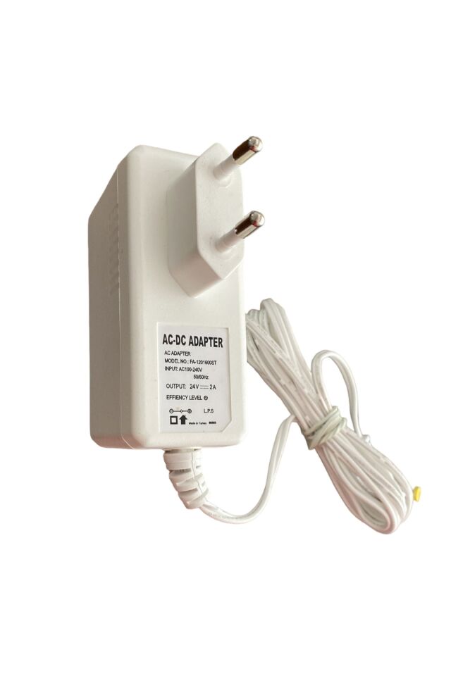 24v Arıtma Cihazı Adaptörü - 24 Volt 2 Amper Adaptör Jack 5,5x2,5-2,1 Siyah