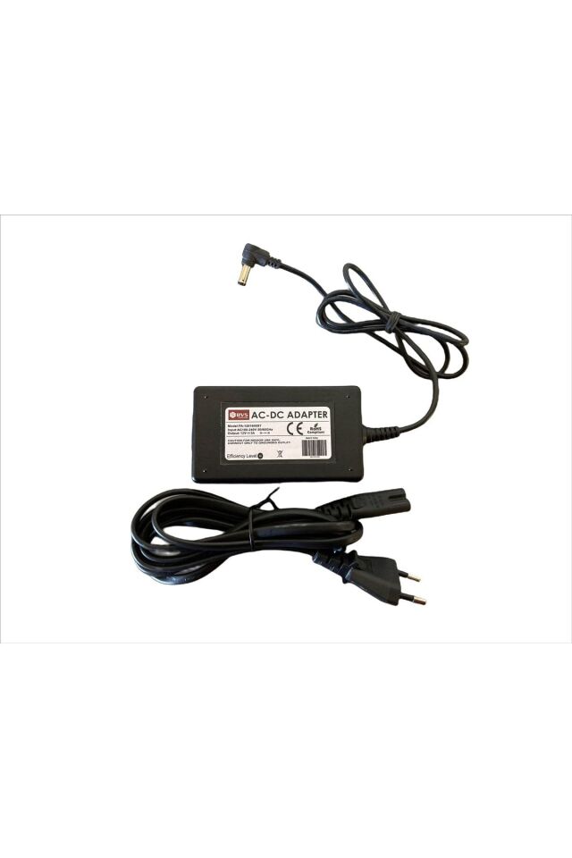 12 Volt 5 Amper Adaptör - 12v 5a Adaptörü 5.5*2.5 5,5x2,5 - 2,1 Uç Standart SİYAH
