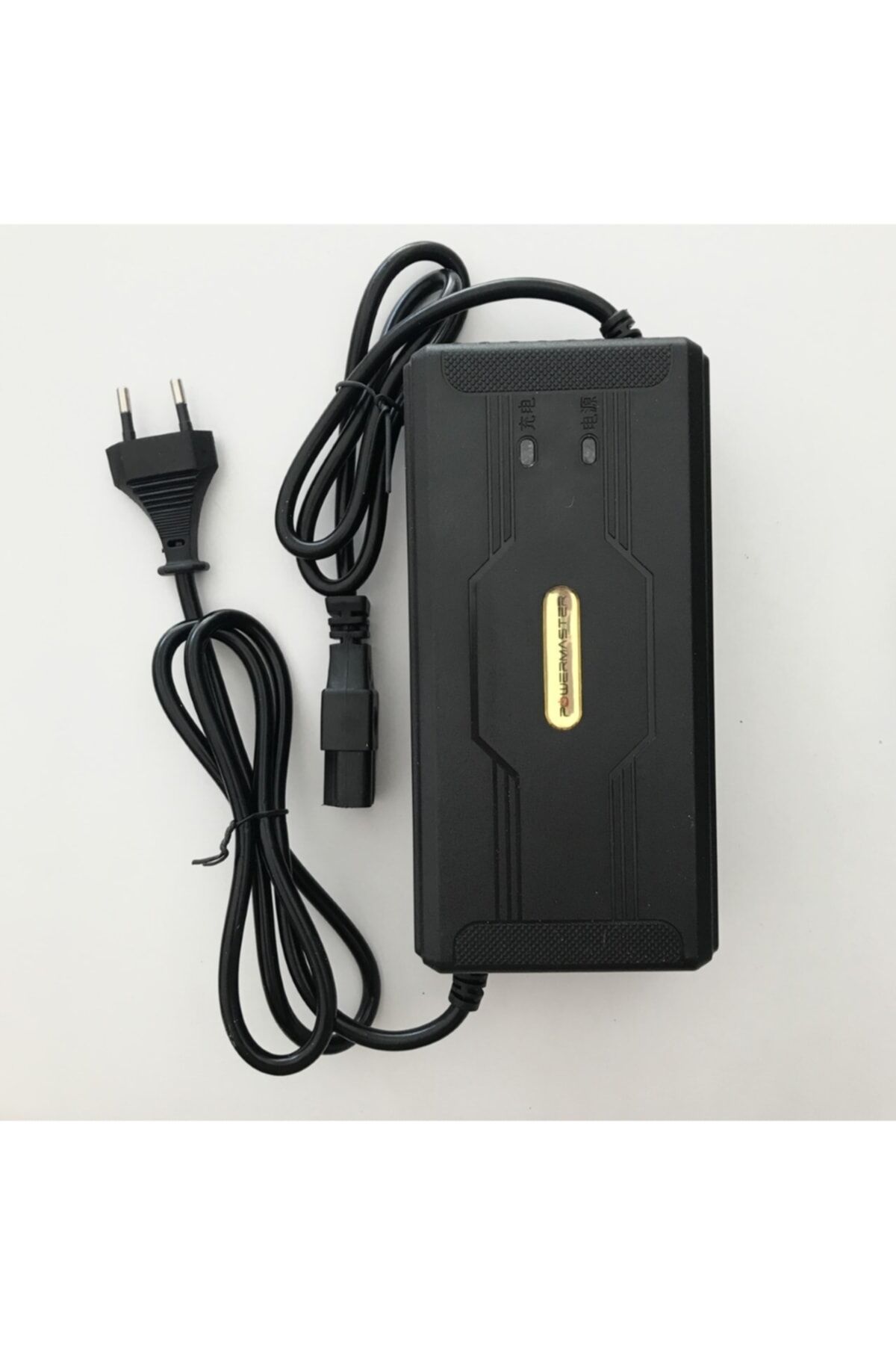 24v 20a Elektrikli Bisiklet Şarj Adaptörü Cihazı 24 Volt 20 Amper Siyah