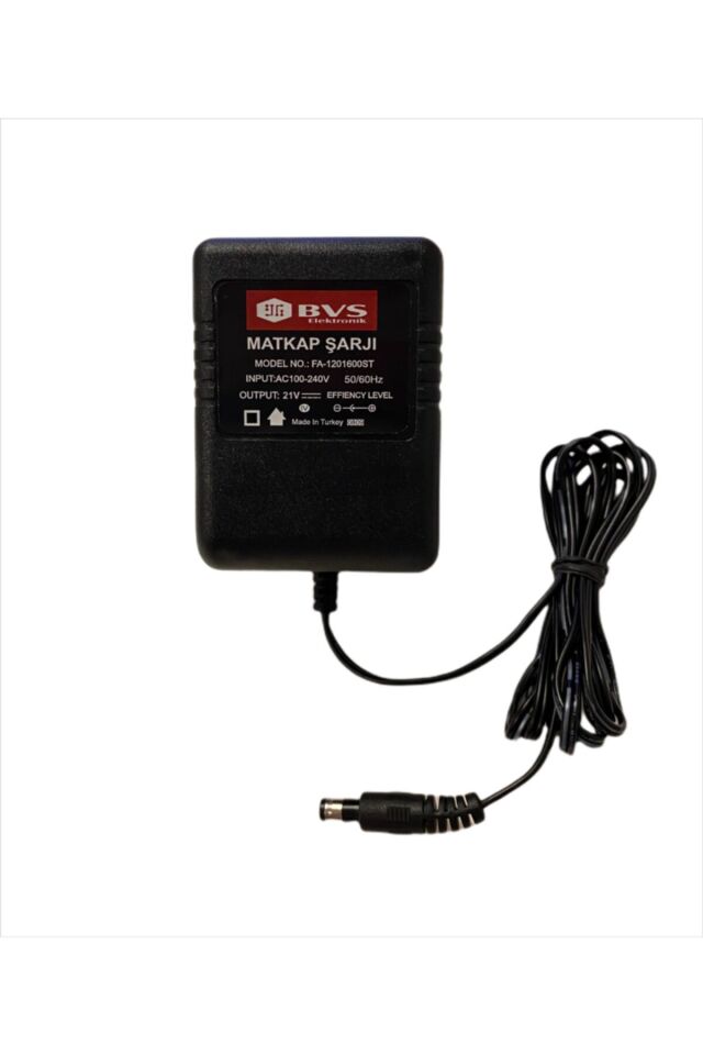 21v Şarjlı Matkap Adaptörü Trafolu 21v - 21 Volt Şarjlı Matkab Adaptörü Şarj Adaptörü 21 Volt SİYAH